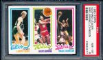 1980-81 Topps Bask- Larry Bird/Magic Johnson RC- (#34/139/174)- PSA 8 Nrmt- Mt
