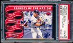 1997 Leaf Baseball- Leagues of the Nation- #2 Cal Ripken Jr./Chipper Jones- (#1225/2500)- PSA Gem Mint 10 
