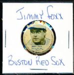 1938 Our National Game Pin- Jimmy Foxx, Boston Red Sox
