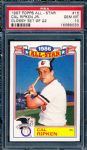 1987 Topps All Star “Glossy Set of 22” Baseball- #16 Cal Ripken Jr.- PSA Gem Mint 10 