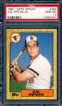 1987 Topps Tiffany Baseball- #784 Cal Ripken Jr.- PSA Gem Mint 10 
