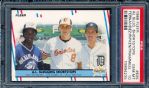 1988 Fleer Baseball- #635 AL Slugging Shortstops- Cal Ripken Jr./ Alan Trammell/ Fernandez- PSA Gem Mint 10 