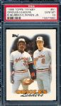 1988 Topps Tiffany Baseball- #51 Cal Ripken Jr./ E. Murray- PSA Gem Mint 10 