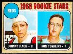 1968 T Bb- #247 Johnny Bench, Reds- Rookie! 
