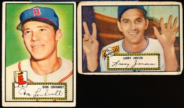 1952 Topps Baseball- 2 Diff.