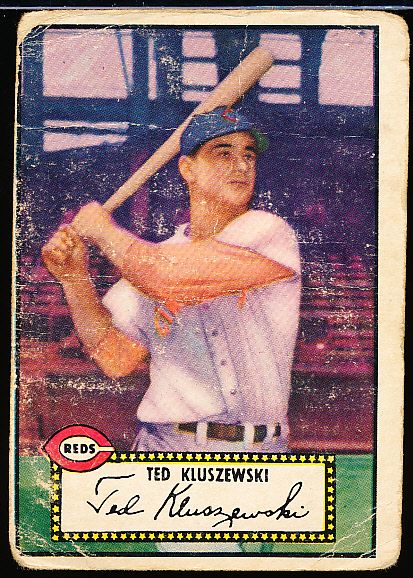 1952 Topps Baseball- #29 Ted Kluszewski, Reds