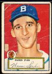 1952 Topps Baseball- #33 Warren Spahn, Braves