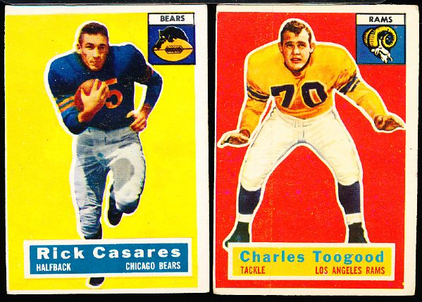 1956 Topps Fb- 11 Cards