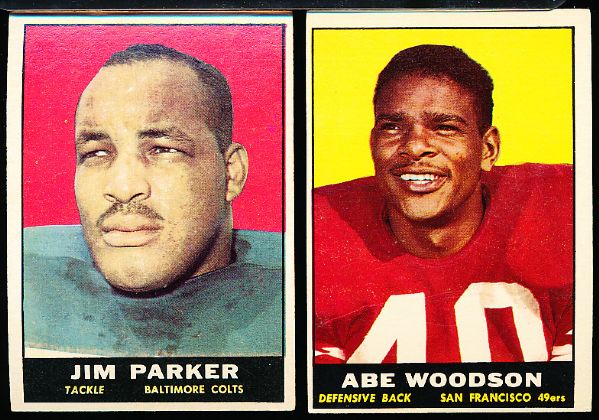 1961 Topps Fb- 15 Cards