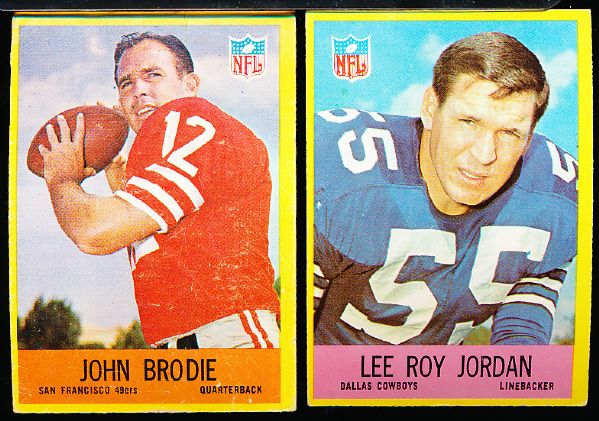 1967 Philly Fb- 20 Cards- 9 cards