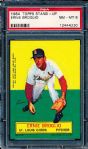 1964 Topps Baseball Stand-Up - Ernie Broglio, Cardinals- PSA Nm-Mt 8 