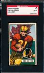 1951 Bowman Football- #36 Rob Goode, Redskins- Autographed Card- SGC Certified Authentic