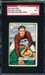 1951 Bowman Football- #99 Jerry Groom, Cardinals- Autographed Card- SGC Certified Authentic & Holdered