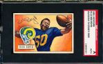 1951 Bowman Fb- #113 Bob Boyd, Rams- Autographed Card- SGC Certified Authentic & Holdered