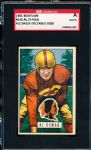 1951 Bowman Fb- #143 Al DeMao, Redskins- Autographed Card- SGC Certified Authentic & Holdered