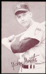 1947-66 Baseball Exhibit- Mickey Mantle- Batting Plain Uniform- With White Outline of First Name