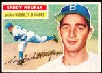 1956 Topps Baseball- #79 Sandy Koufax, Dodgers- white back