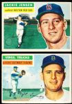 1956 Topps Baseball- 8 Diff.- gray backs