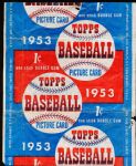 1953 Topps Baseball 1 Cent Dated Wrapper