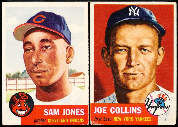 1953 Topps Baseball- 7 Diff.