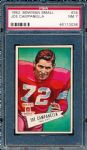 1952 Bowman Small Football- #74 Joe Campanella,(Ohio State/Cleveland Browns)- PSA NM 7 