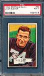 1952 Bowman Small Football- #80 Jack Blount, (Miss State/ Phil Eagles)- PSA NM 7 