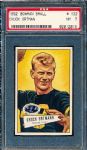1952 Bowman Small Football- #132 Chuck Ortman, Pitt Steelers- PSA NM 7 