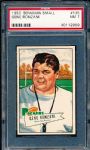 1952 Bowman Small Football- #135 Gene Ronzani, Green Bay Packers!- PSA NM 7 