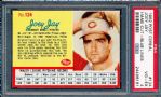 1962 Post Cereal Baseball- #124 Joey Jay- Blue Lines version- PSA Vg-Ex 4 
