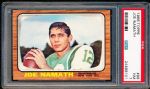 1966 Topps Football- #96 Joe Namath, Jets- PSA NM 7 
