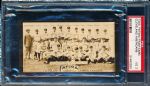 1913 T200 Fatima Team Card- Cleveland Americans- PSA Vg 3 – Joe Jackson! 