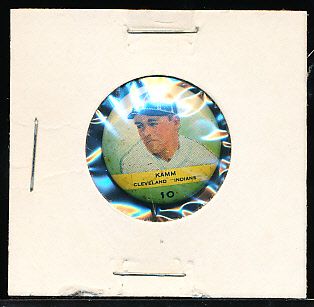 1932 Orbit Gum Baseball Pin- #10 Kamm, Cleveland Indians