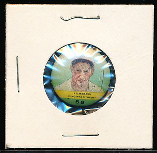 1932 Orbit Gum Baseball Pin- #58 Lombardi, Reds
