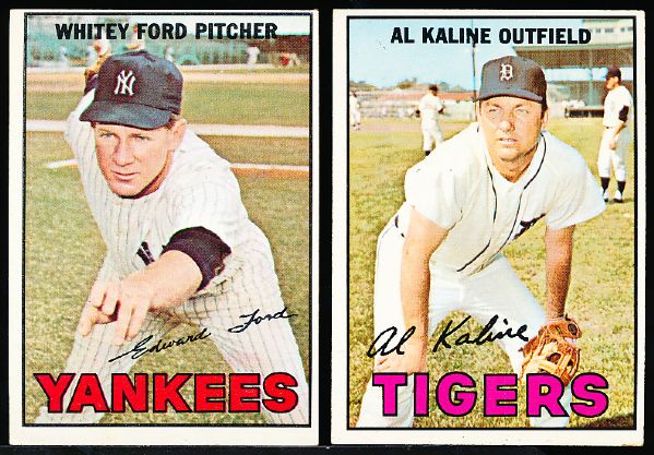 1967 Topps Bb- 5 cards