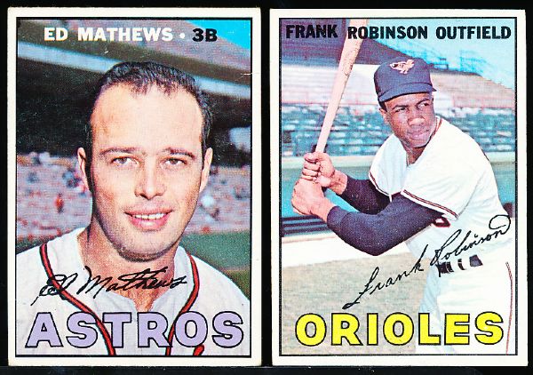 1967 Topps Baseball- 4 Cards