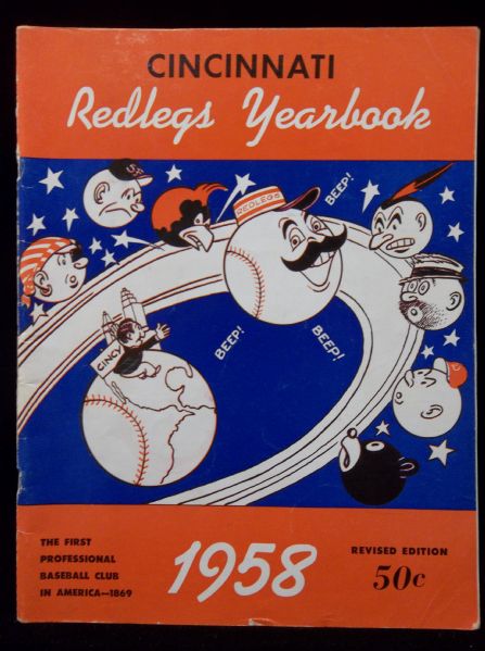 1958 Cincinnati Reds Bsbl. Yearbook