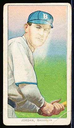 1909-11 T206 Baseball- Jordan, Brooklyn- Batting Pose