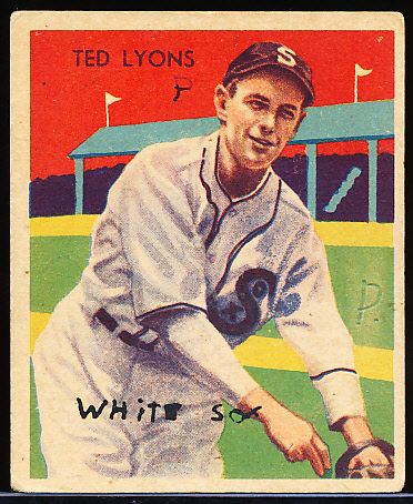 1934-36 Diamond Stars Bb- #43 Ted Lyons, White Sox