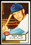1952 Topps Bb- #151 Wally Post, Reds
