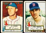 1952 Topps Bb- 2 Diff. Boston Red Sox