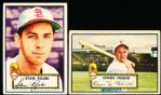 1952 Topps Bb- 2 Diff. St. Louis Browns