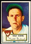 1952 Topps Bb- #164 Walt Dubiel, Cubs