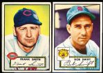 1952 Topps Bb- 2 Diff.