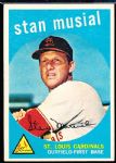 1959 Topps Bb- #150 Stan Musial, Cardinals