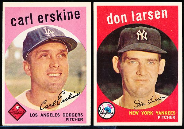1959 Topps Bb- 4 Cards