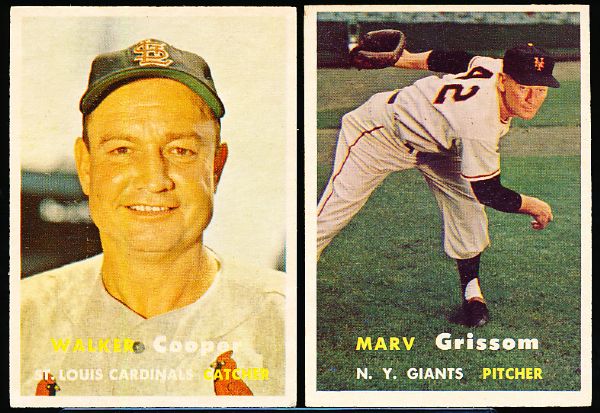 1957 Topps Bb- 7 Diff.