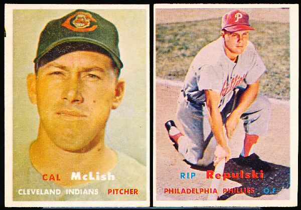 1957 Topps Bb- 6 Diff.