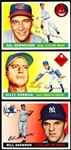 1955 Topps Baseball- 3 Diff.