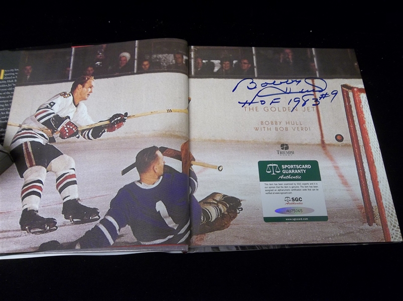 2010 The Golden Jet by Bobby Hull with Bob Verdi- Signed by Hull! SGC Certified