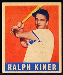 1948-49 Leaf Bb- #91 Ralph Kiner, Pirates